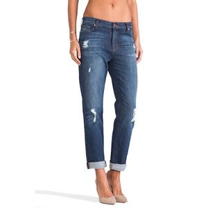 🌟 J Brand Aidan Boyfriend Ripped Jeans Ringer 26